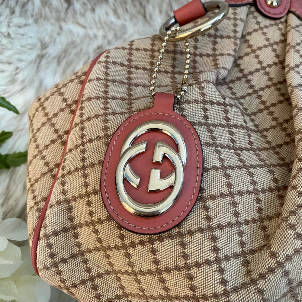 Gucci Vintage Sukey Diamanté Canvas Tote Bag - Picture 2 of 16